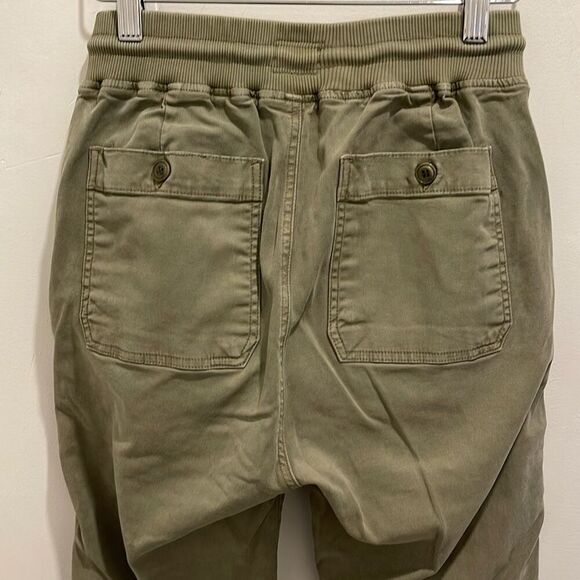 Faherty Traveler Pant Dark Olive Drawstring Womens Size XS MSRP $148 - Picture 6 of 12